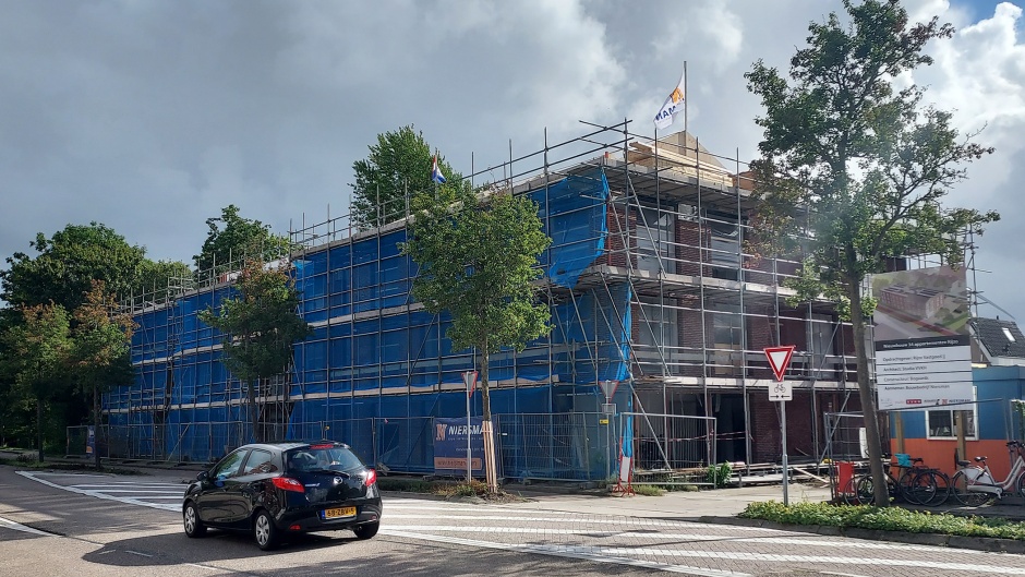 Hoogste punt appartementencomplex Zoeterwoude-Rijndijk