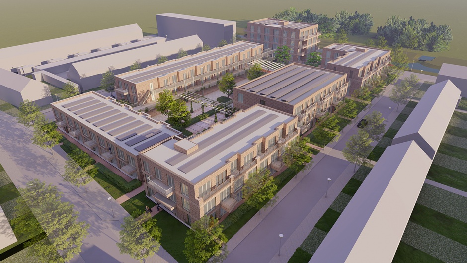 Nieuwbouw sociale huurwoningen Stompwijckstraat Wassenaar Nieuwbouw sociale huurwoningen Stompwijckstraat Wassenaar